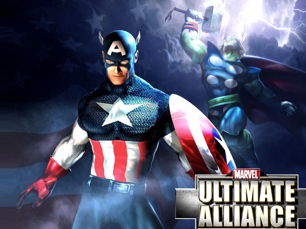Das Marvel Ultimate Alliance 2 Hero Wallpaper 1024x768