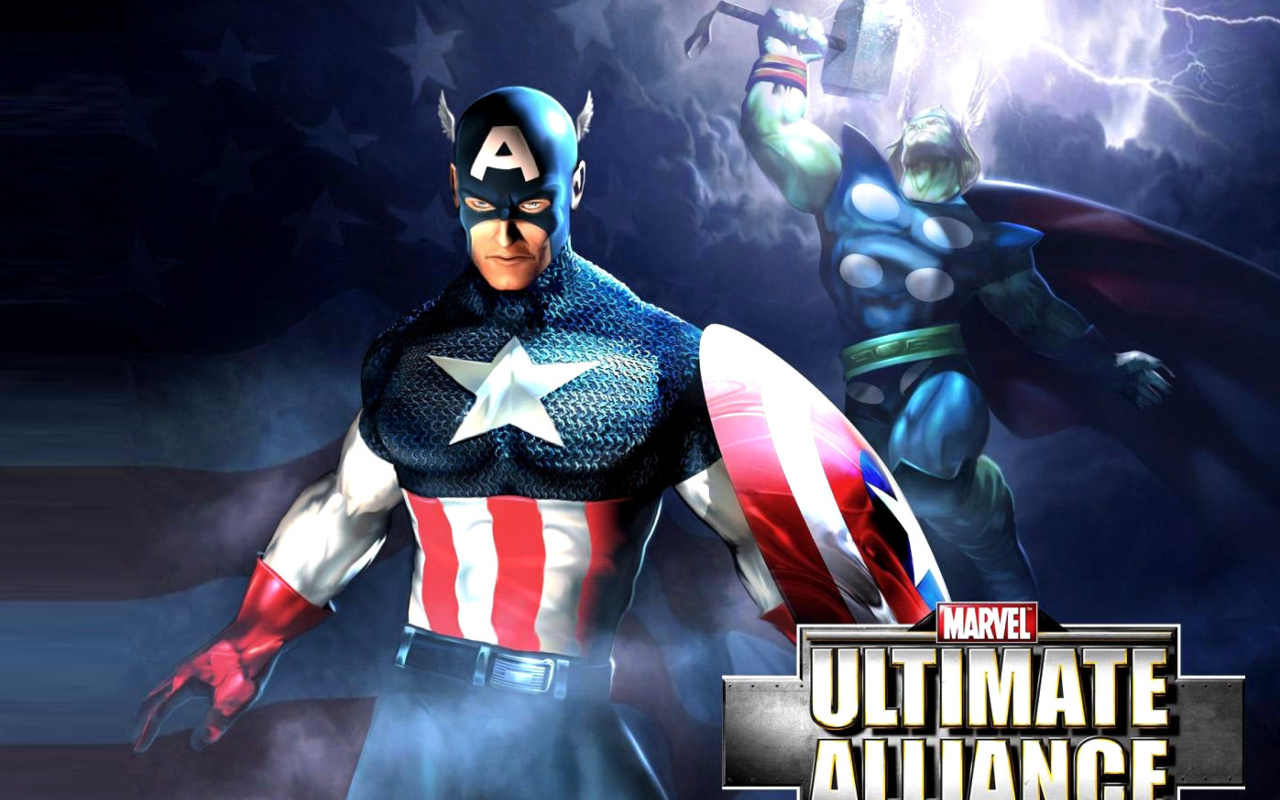 Das Marvel Ultimate Alliance 2 Hero Wallpaper 1280x800