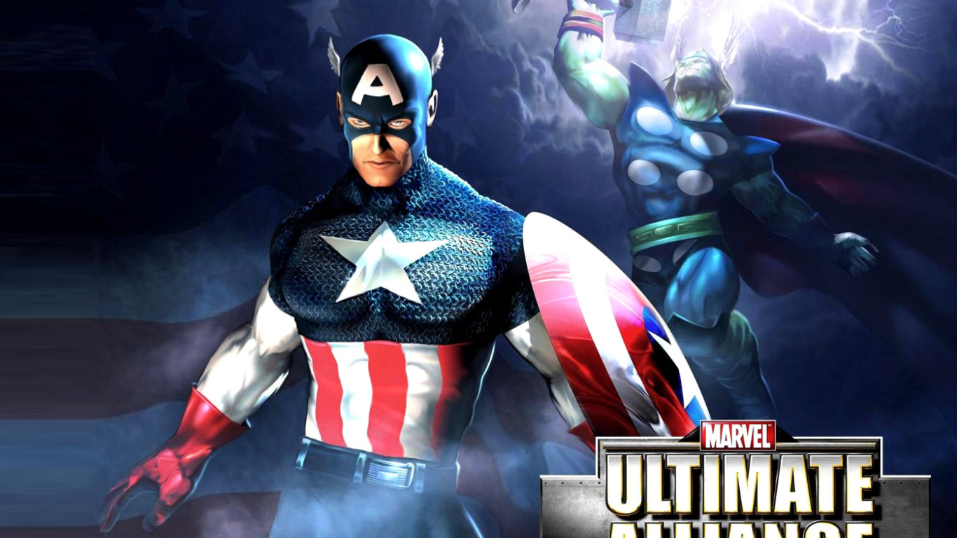 Fondo de pantalla Marvel Ultimate Alliance 2 Hero 1366x768