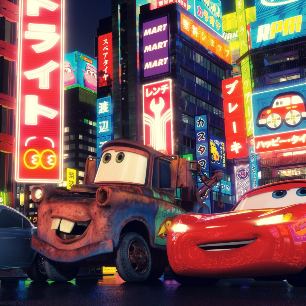 Cars The Movie wallpaper 1024x1024