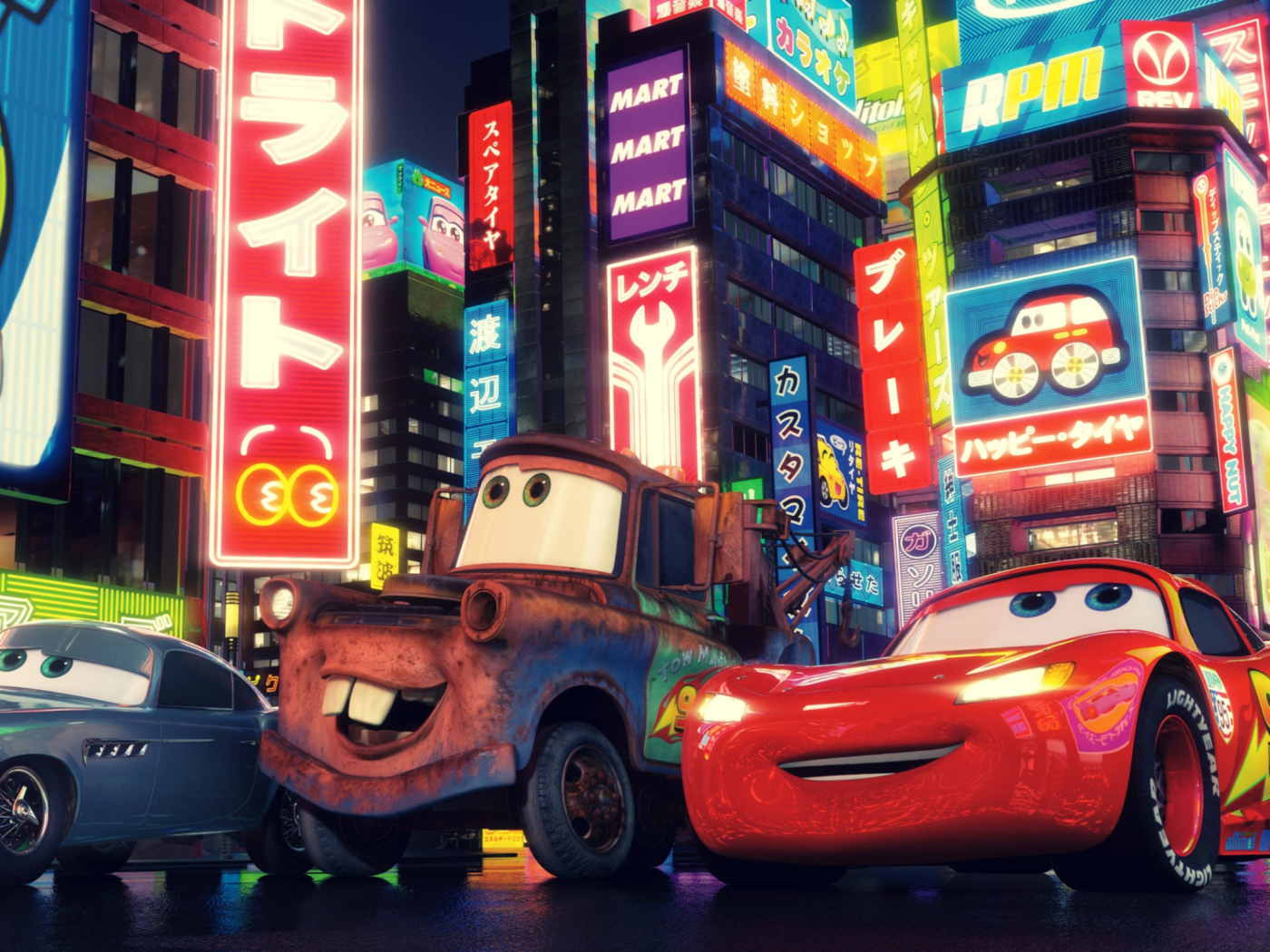 Cars The Movie wallpaper 1400x1050