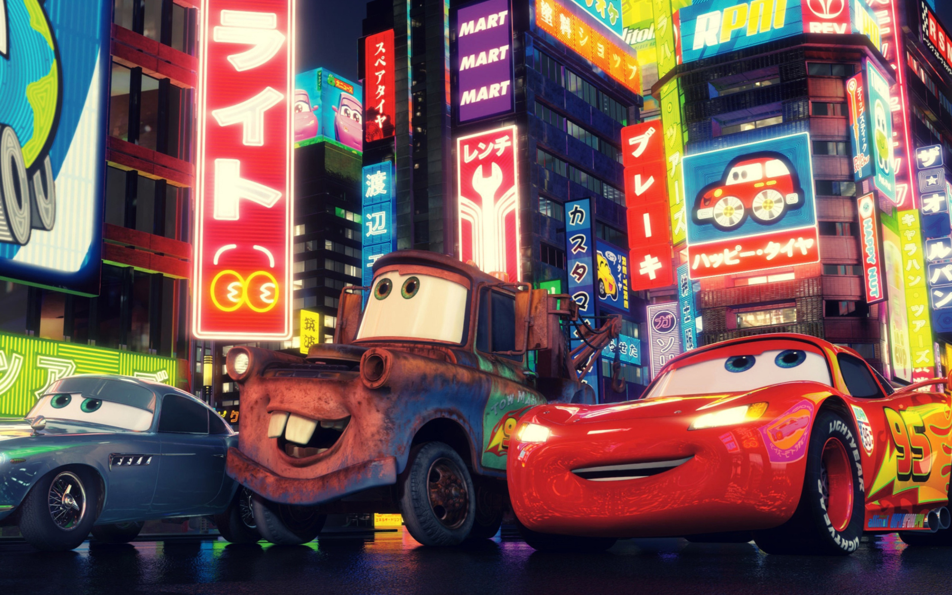 Cars The Movie wallpaper 1920x1200