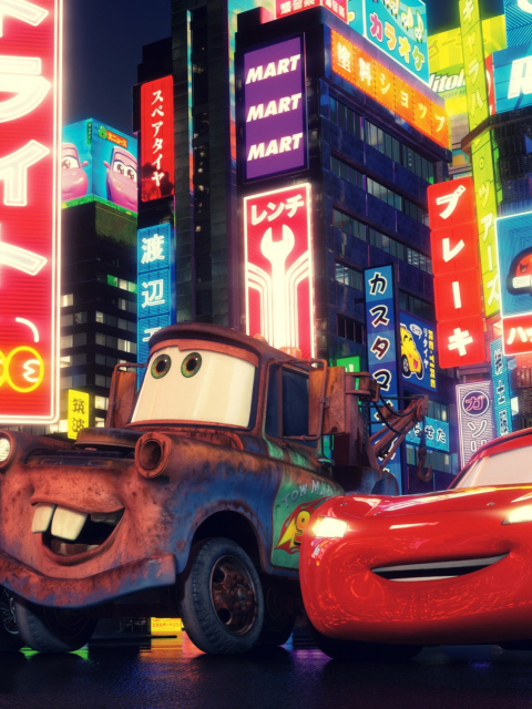 Cars The Movie wallpaper 480x640