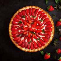 Das Strawberry pie Wallpaper 208x208