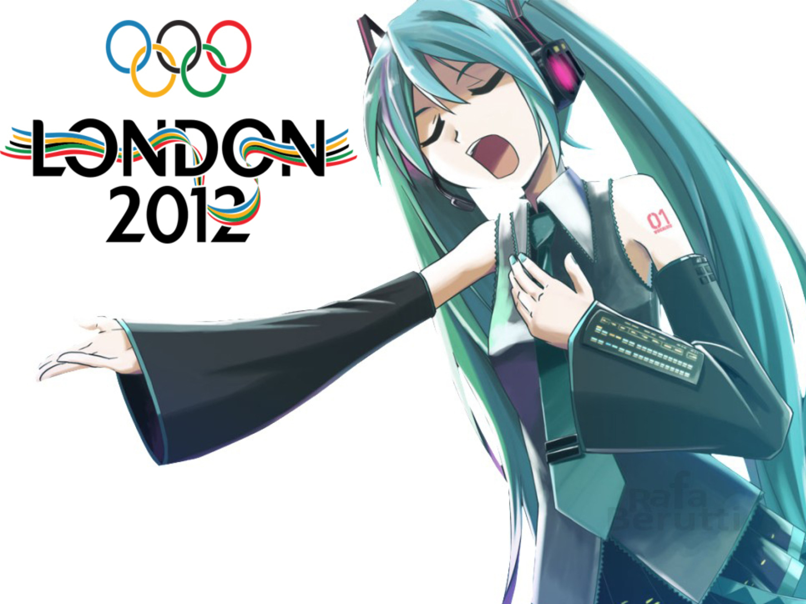 Fondo de pantalla Miku London 2012 1600x1200