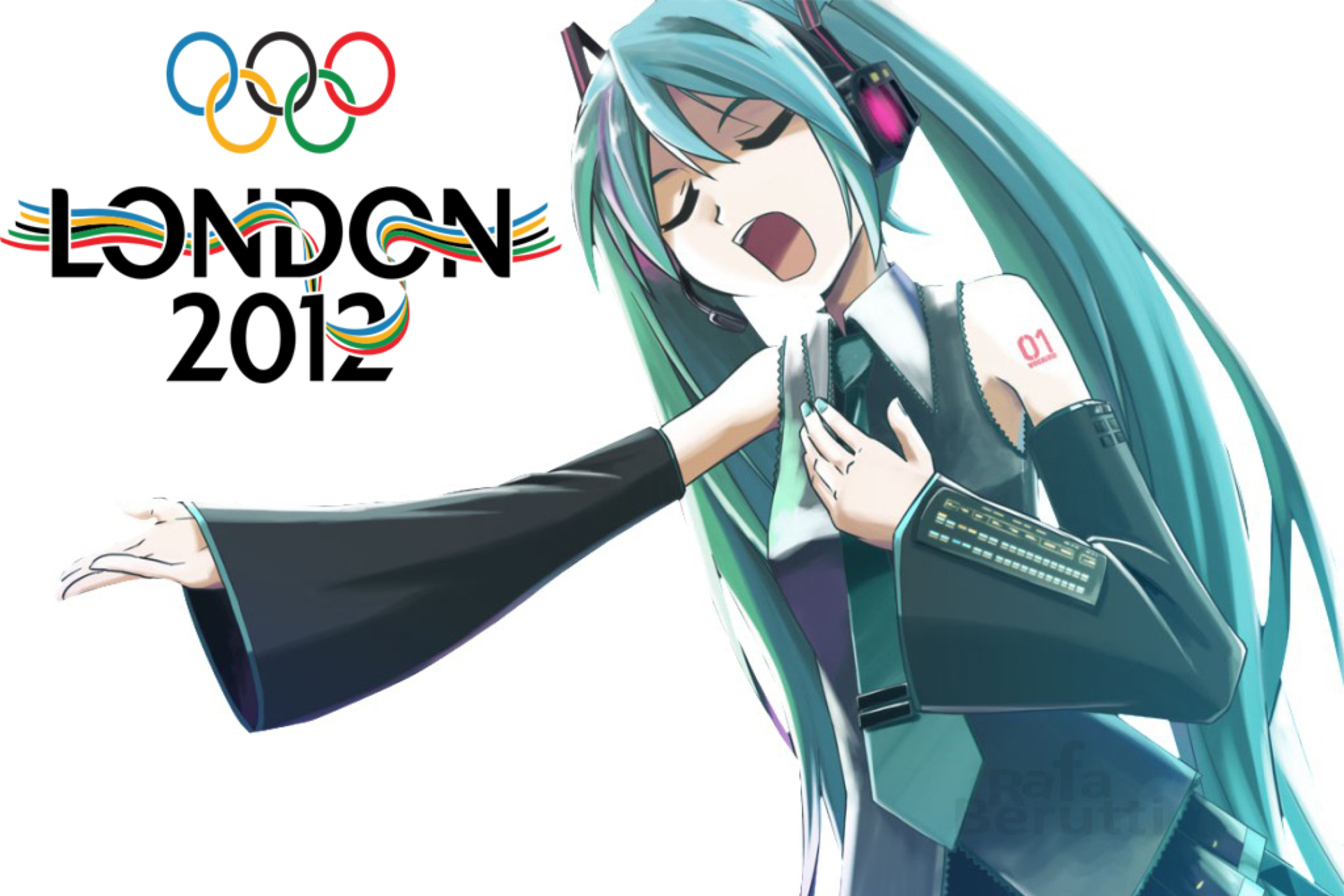 Screenshot №1 pro téma Miku London 2012 2880x1920