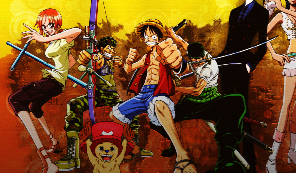 Das One Piece Armed Wallpaper 1024x600