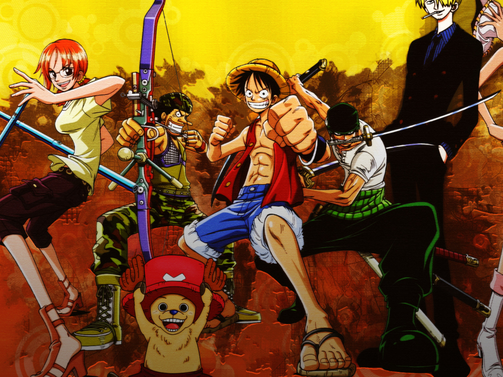 Das One Piece Armed Wallpaper 1024x768