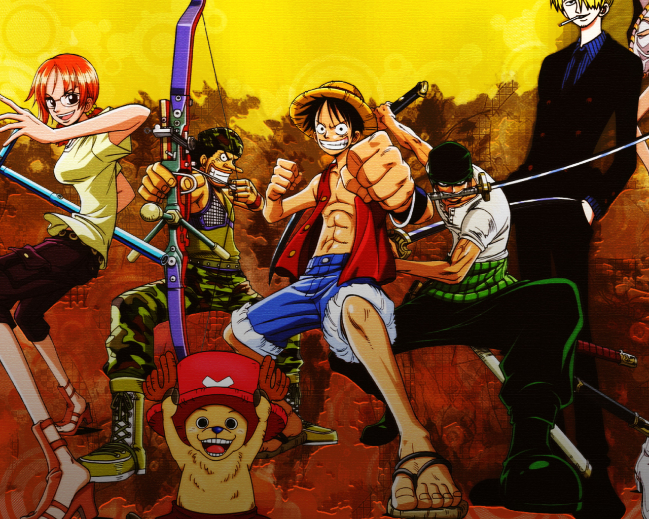 One Piece Armed wallpaper 1280x1024