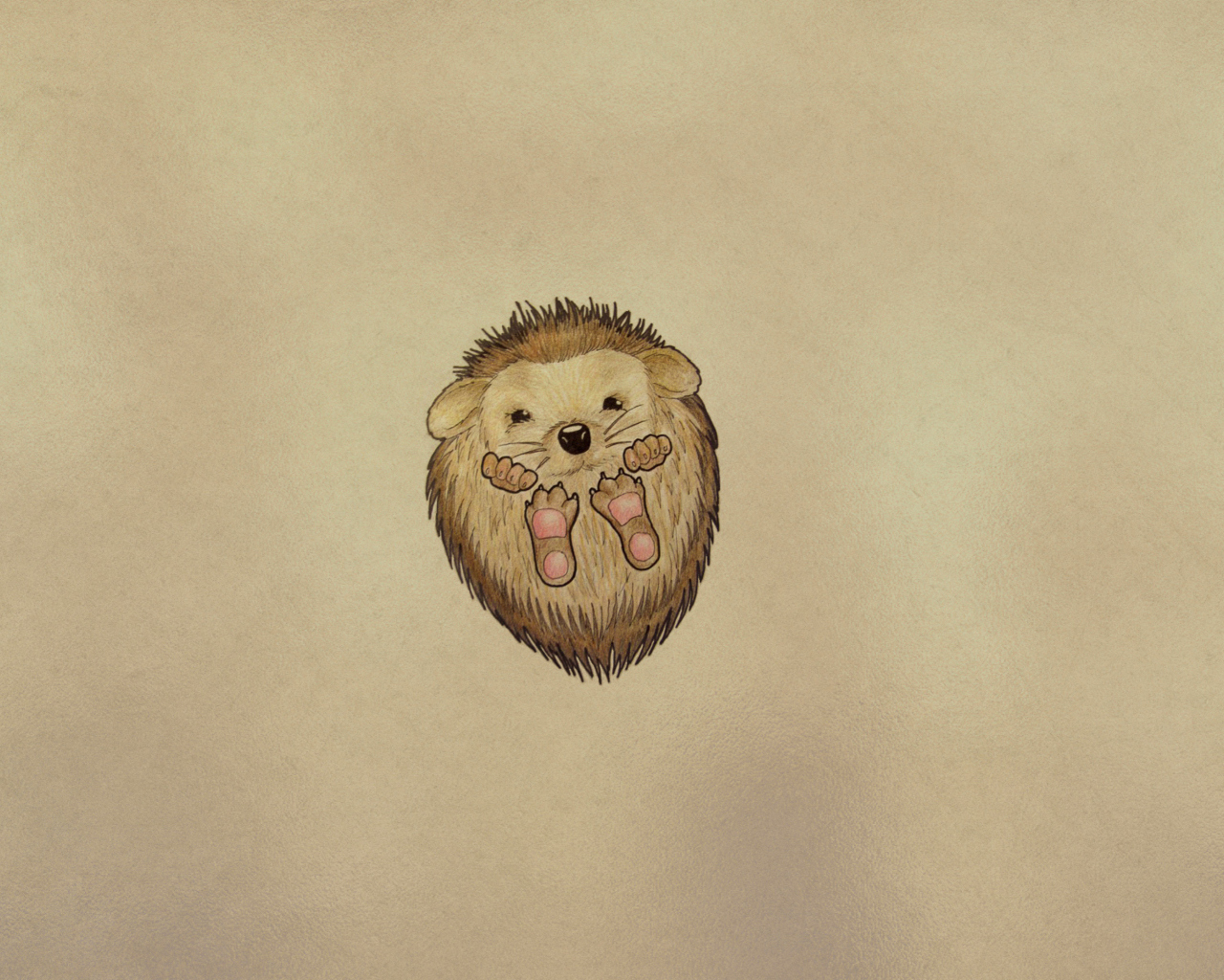 Das Cute Hedgehog Wallpaper 1280x1024