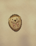 Cute Hedgehog wallpaper 128x160