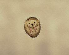 Das Cute Hedgehog Wallpaper 220x176