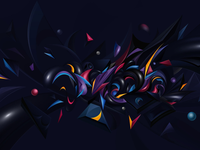 Chaos wallpaper 640x480