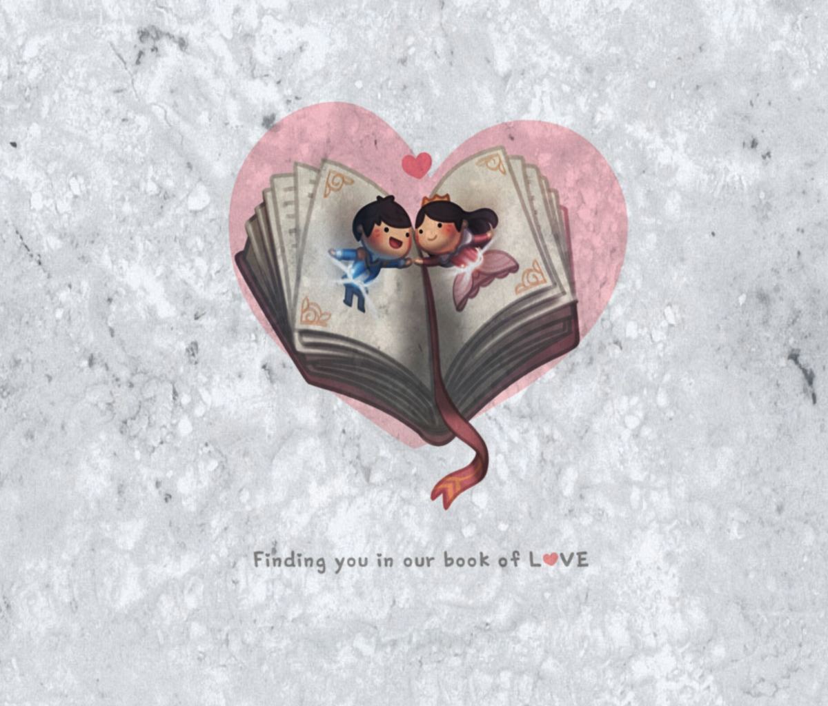 Das Love Is Finding You In Our Book Of Love Wallpaper 1200x1024
