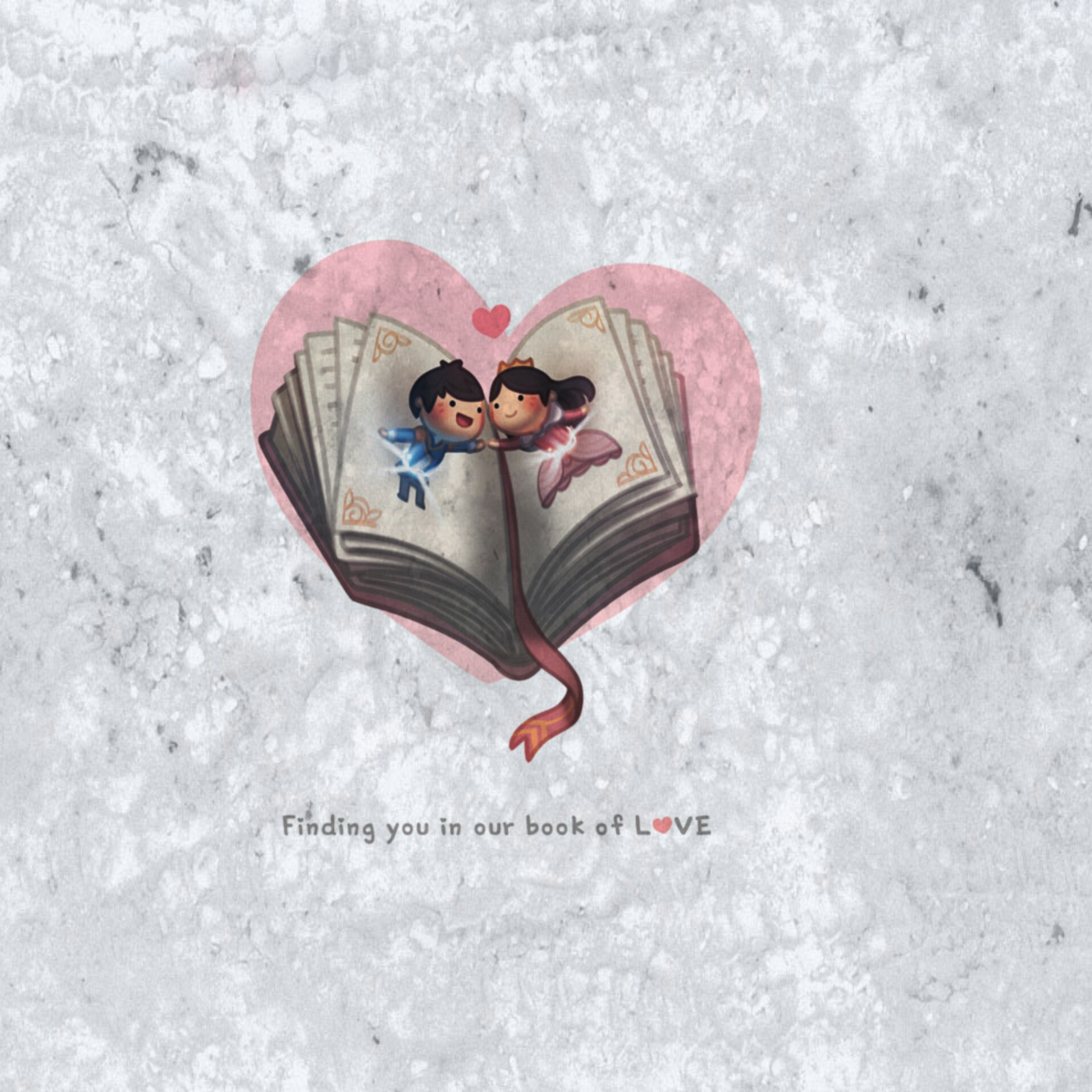 Das Love Is Finding You In Our Book Of Love Wallpaper 2048x2048