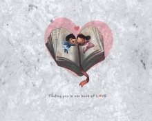 Das Love Is Finding You In Our Book Of Love Wallpaper 220x176