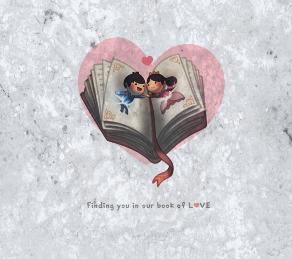 Das Love Is Finding You In Our Book Of Love Wallpaper 960x854
