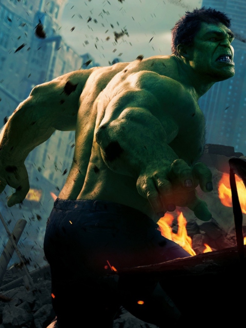 Fondo de pantalla Hulk 480x640