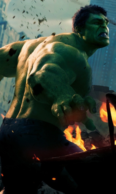 Fondo de pantalla Hulk 480x800