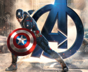 Das Captain America Marvel Avengers Wallpaper 176x144