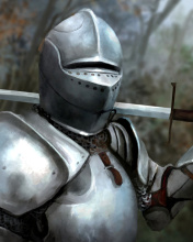 Fondo de pantalla Medieval knight in armor 176x220