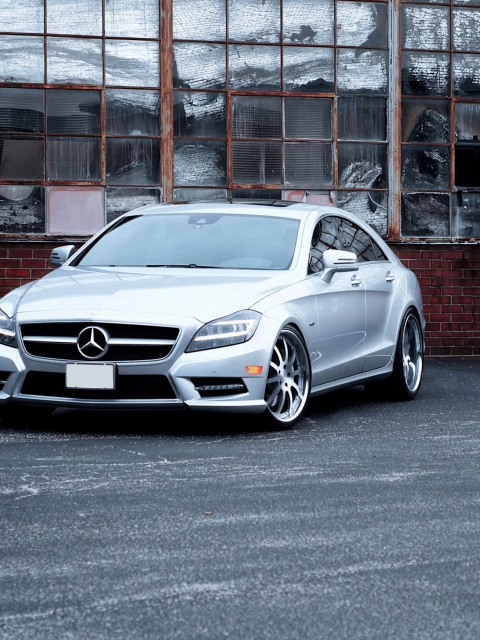Silver Mercedes screenshot #1 480x640