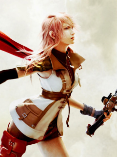 Sfondi Lightning Final Fantasy XIII 240x320