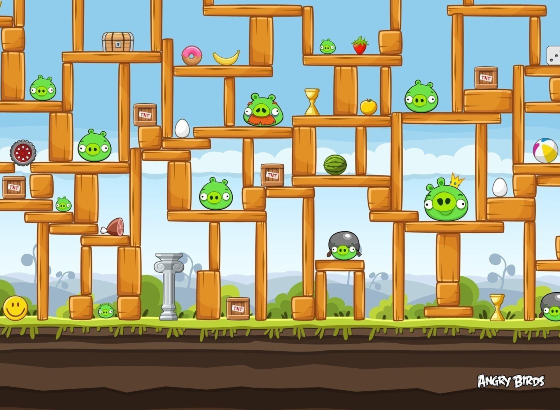 Screenshot №1 pro téma Angry Birds 1920x1408