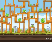 Das Angry Birds Wallpaper 220x176