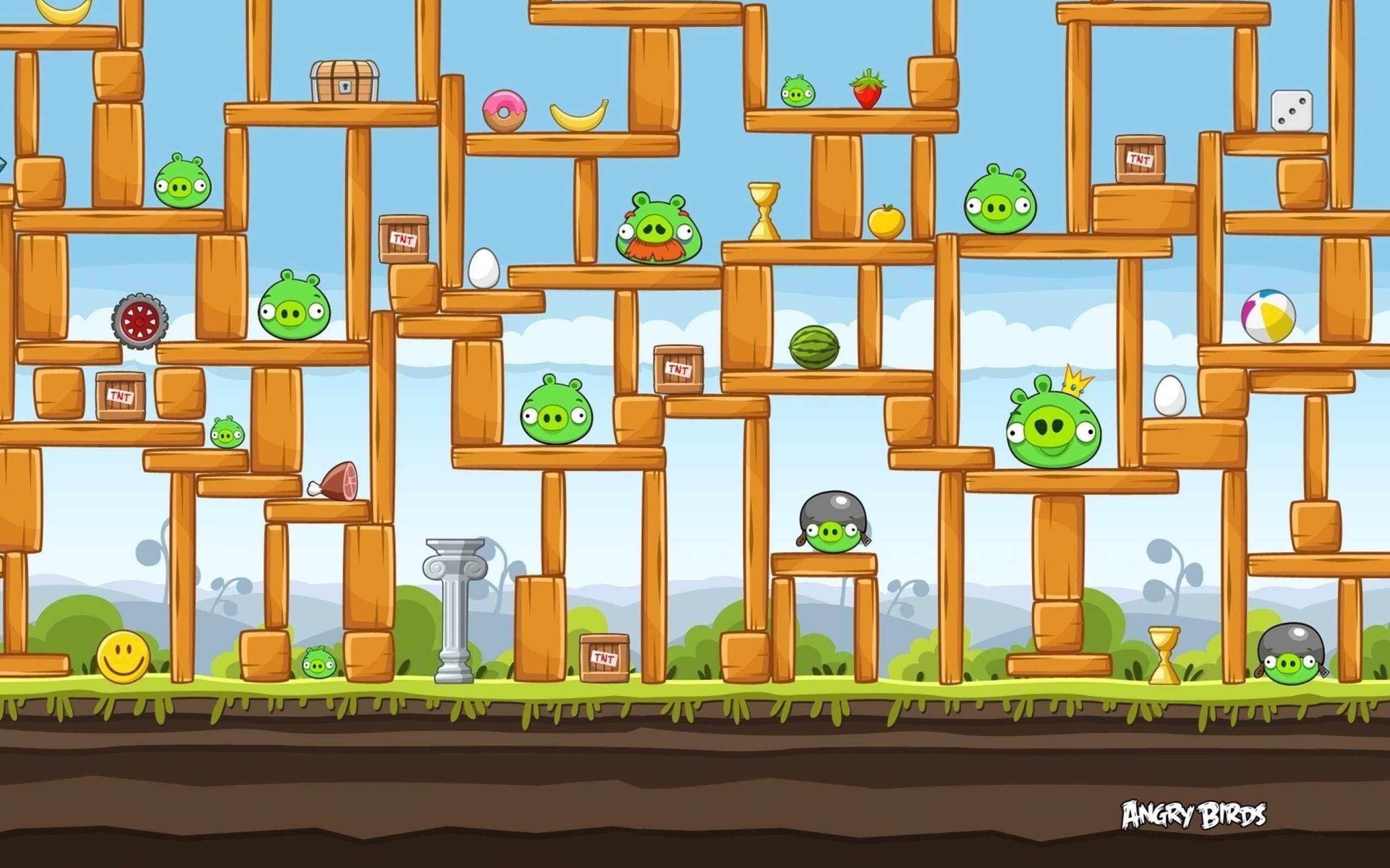 Das Angry Birds Wallpaper 2560x1600