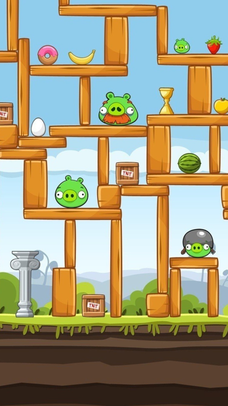 Angry Birds wallpaper 750x1334