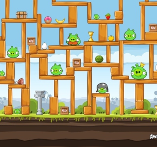 Kostenloses Angry Birds Wallpaper für Samsung B159 Hero Plus