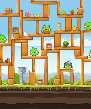 Angry Birds - Obrázkek zdarma pro 132x176