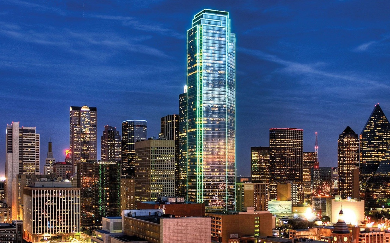 Dallas Skyline wallpaper 1280x800