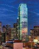 Fondo de pantalla Dallas Skyline 128x160