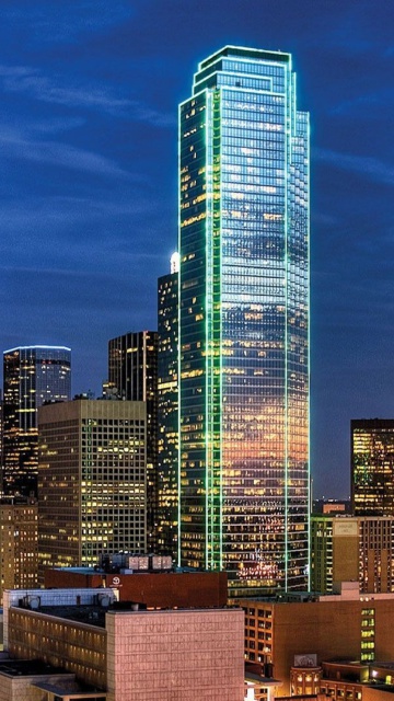 Das Dallas Skyline Wallpaper 360x640