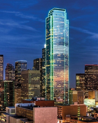 Dallas Skyline - Obrázkek zdarma pro iPhone 4S