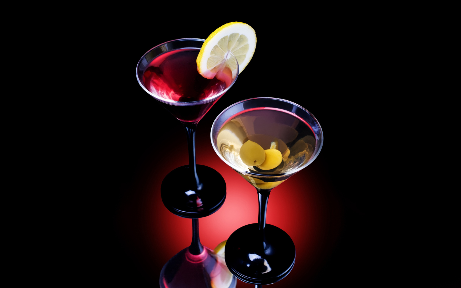 Fondo de pantalla Cocktail With Olives 1920x1200