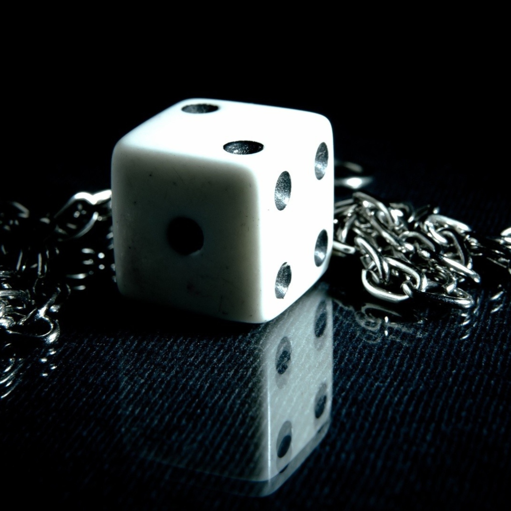 Dice And Metal Chain wallpaper 1024x1024