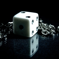 Das Dice And Metal Chain Wallpaper 208x208