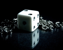 Dice And Metal Chain wallpaper 220x176