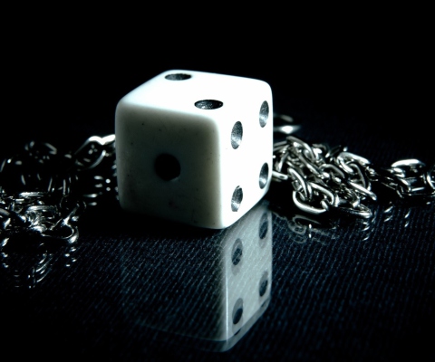 Dice And Metal Chain wallpaper 480x400