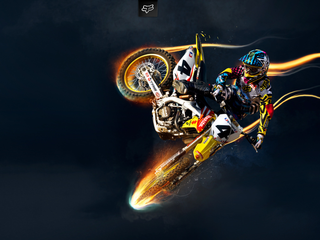 Fondo de pantalla Freestyle Motocross 1024x768