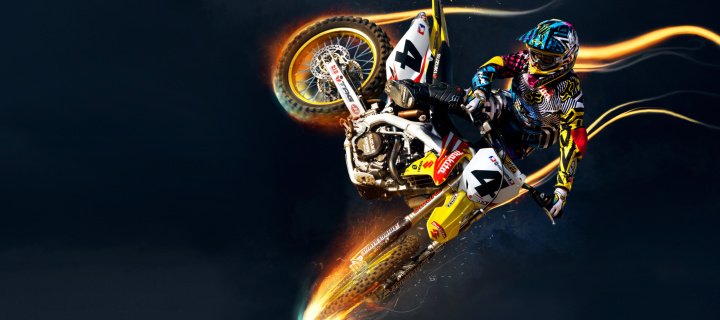Das Freestyle Motocross Wallpaper 720x320