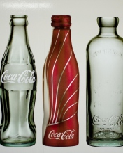Fondo de pantalla Old Coca Cola Bottles 176x220