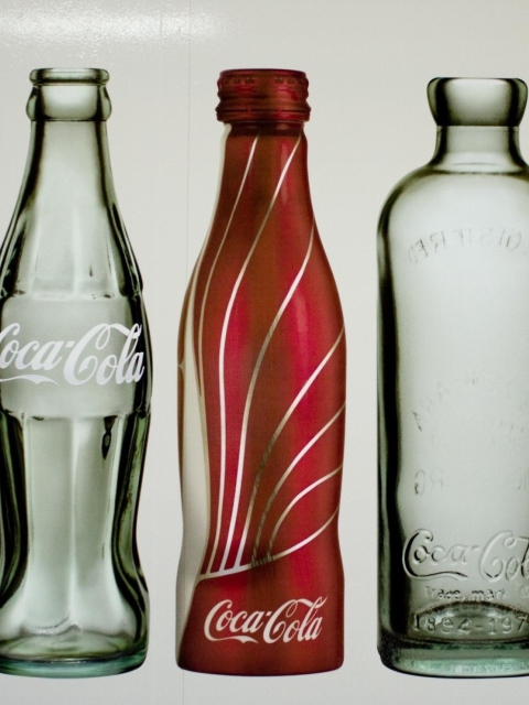 Das Old Coca Cola Bottles Wallpaper 480x640