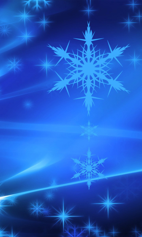 Snowflakes screenshot #1 480x800