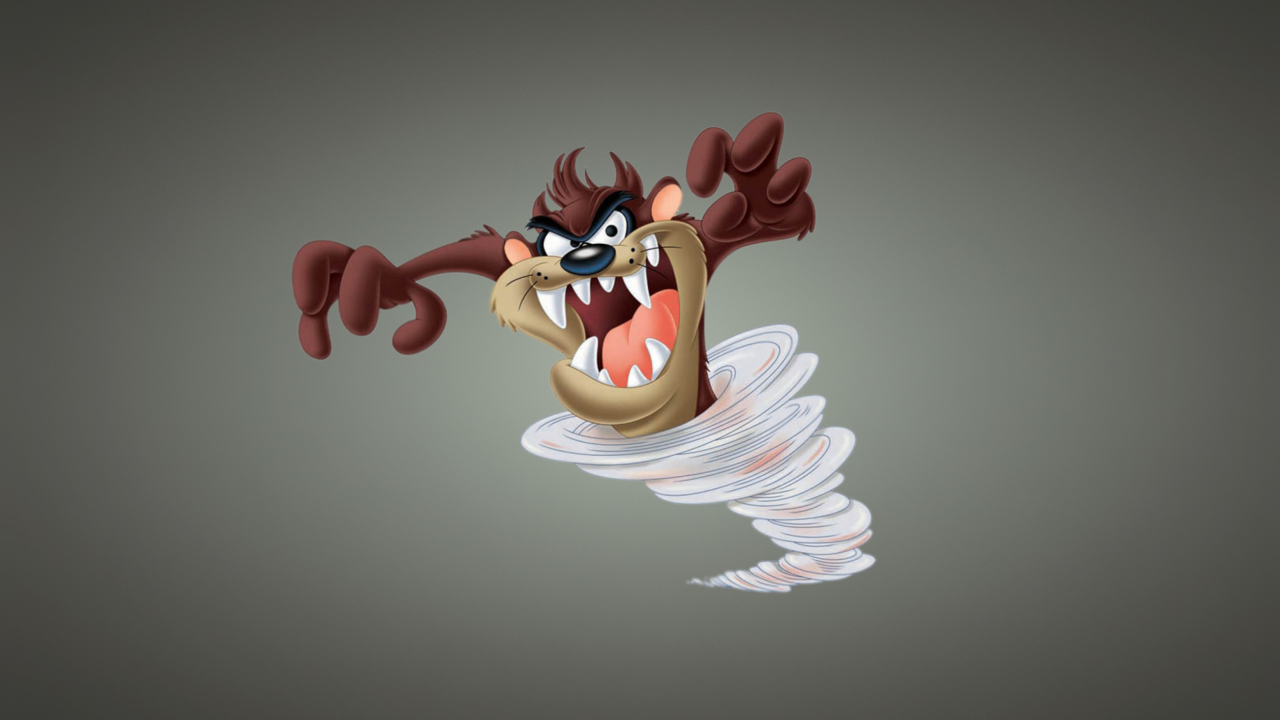 Screenshot №1 pro téma Looney Tunes Tasmanian Devil 1280x720