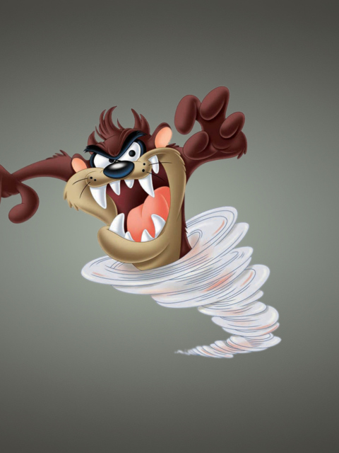 Sfondi Looney Tunes Tasmanian Devil 480x640