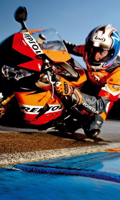 Screenshot №1 pro téma Repsol Honda 240x400